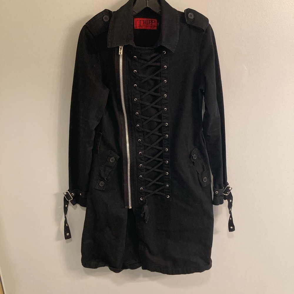 Tripp NYC Corset Trench Coat